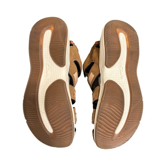 Clarks Women's Solan Sail Outdoor Sandals (Dark Tan, Size 9) New - Picture 5 of 6